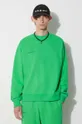 Pangaia bluza bawełniana zielony