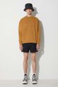 Pangaia cotton sweatshirt 10000183 brown AA00