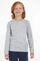 Tommy Hilfiger - Детский лонгслив 74-176 cm хлопок серый KB0KB04141
