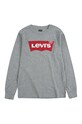Дитячий лонгслів Levi's бавовна сірий 6E8646.NOS.B