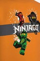 Chłopiec Lego longsleeve bawełniany dziecięcy 12010467 pomarańczowy