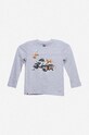 Detská bavlnená košeľa s dlhým rukávom Lego bavlna sivá 12010635