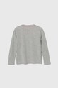 Дитячий бавовняний лонгслів Guess L84I29.K8HM0.9BYH сірий AA00