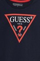 Мальчик Хлопковый детский лонгслив Guess N84I24.K8HM0.9BYH тёмно-синий
