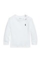Бавовняний лонгслів для немовлят Polo Ralph Lauren бавовна білий 320843804004