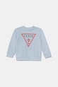 Guess bluza bawełniana dziecięca nadruk niebieski N73Q10.KAUG0.PPYA