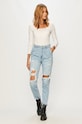 Vero Moda - Tričko s dlouhým rukávem 10228809 bílá AA00