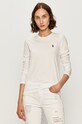 Tričko s dlouhým rukávem Polo Ralph Lauren kulatý bílá 211757946003