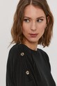Pieces Sweter czarny 17100737