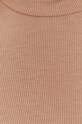 Tričko s dlouhým rukávem Pieces 17110549 béžová