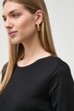 Bavlnené tričko s dlhým rukávom Armani Exchange 8NYT95.YJ16Z.NOS čierna