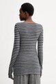 Odzież Marc O'Polo longsleeve bawełniany M09219652597 szary