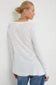 Tričko s dlhým rukávom American Vintage T-SHIRT ML COL V 52 % Bavlna, 48 % Viskóza