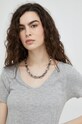 Футболка American Vintage серый JAC51