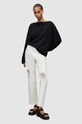 AllSaints longsleeve WM020N negru