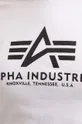 biela Tričko s dlhým rukávom Alpha Industries Basic