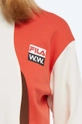 Bavlněné tričko s dlouhým rukávem Wood Wood X Fila  100 % Bavlna