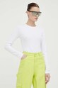 Samsoe Samsoe longsleeve alb F00013150