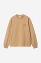 Clothing Carhartt WIP cotton longsleeve top I030661 brown