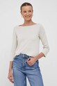 Памучна блуза с дълги ръкави United Colors of Benetton бежов 3GA2E16A1.152