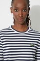 Lacoste cotton longsleeve top TF9207 navy