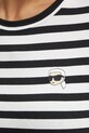 Хлопковая футболка Karl Lagerfeld A1W17099 чёрный