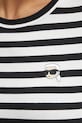 Karl Lagerfeld t-shirt bawełniany A1W17099 czarny