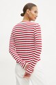 Karl Lagerfeld longsleeve bawełniany A1W17137 czerwony AA00
