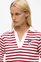 Îmbrăcăminte Karl Lagerfeld longsleeve din bumbac A4W17081 rosu
