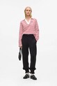 Karl Lagerfeld longsleeve din bumbac rosu A4W17081