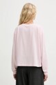 Odzież American Vintage longsleeve YPA02B różowy