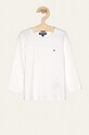 Tommy Hilfiger - Dětské tričko s dlouhým rukávem 74-176 cm kulatý bílá KG0KG03706