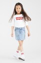 Детский лонгслив Levi's хлопок белый 3EA643.NOS.G