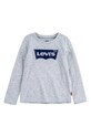 Levi's Longsleeve copii print gri 3EA643.NOS.G