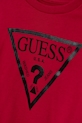 Dziewczynka Guess bluza bawełniana dziecięca K74Q12.KAUG0.9BYH różowy