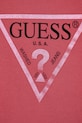 Dziewczynka Guess bluza bawełniana dziecięca K74Q12.KAUG0.PPYA różowy