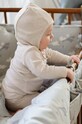 Хлопковый лонгслив для младенцев That's mine с эластаном бежевый 019817