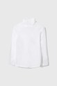 United Colors of Benetton longsleeve copii uni alb 3DKEC202O.G.NOS