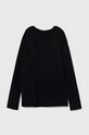Παιδικό βαμβακερό μακρυμάνικο United Colors of Benetton 3I1XC10DB.G.NOS μαύρο AA00