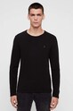 AllSaints - Блуза с дълъг ръкав Muse LS Crew стандартна черен MD021R
