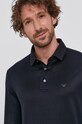 Majica dugih rukava Emporio Armani mornarsko plava 8N1F97.1JUVZ