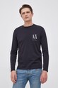 Armani Exchange Longsleeve din bumbac bleumarin 8NZTPL.ZJH4Z.NOS