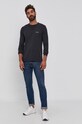 Marc O'Polo Longsleeve bawełniany M27222252080 granatowy AA00
