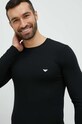 Emporio Armani Underwear longsleeve lounge czarny 111023.CC729