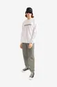 thisisneverthat cotton longsleeve top T-Logo L/S Tee white