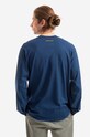 Clothing thisisneverthat cotton longsleeve top T-Logo L/S Tee TN220TTSLT01 navy