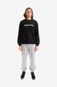 Pamučna majica dugih rukava thisisneverthat T-Logo L/S Tee TN220TTSLT01 crna AA00