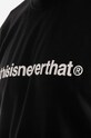 Pamučna majica dugih rukava thisisneverthat T-Logo L/S Tee crna TN220TTSLT01