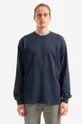 tmavomodrá Bavlnené tričko s dlhým rukávom thisisneverthat T.N.T Classic L/S Tee Pánsky