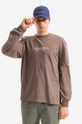 brown thisisneverthat cotton longsleeve top SE-SP L/S Tee Men’s